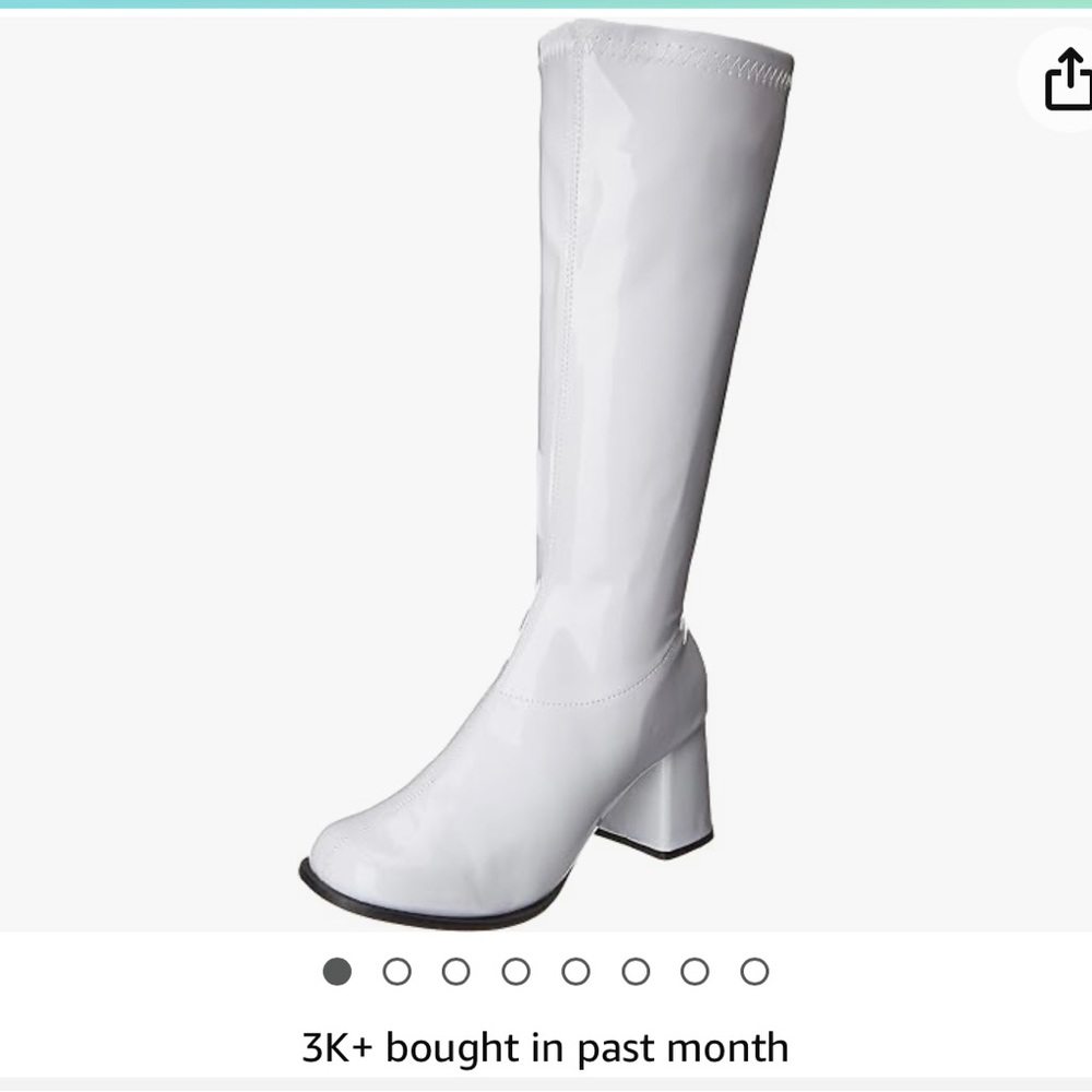 White Women’s Gogo Boots